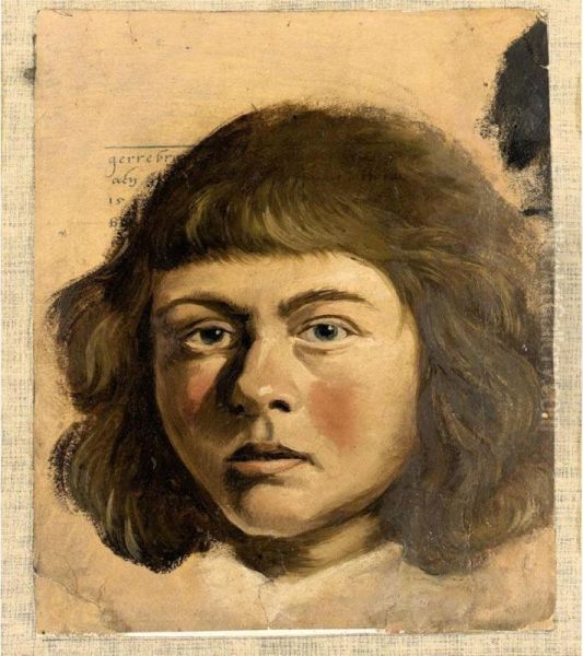 Head Of A Boy Oil Painting by Albert Eckhout