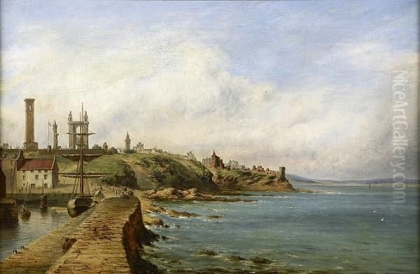 View Of St. Andrews Oil Painting by Samuel Edmonston