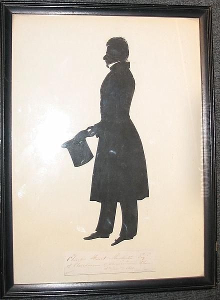 A Cut-out Silhouette Portrait Of A Gentleman, 