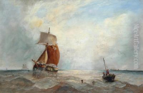 Morning On The Humber Oil Painting by John Edwards