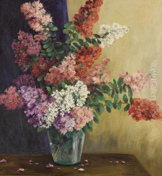 Still Life With Crepe Myrtle by Mary Edwards