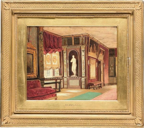 The Cartoon Gallery, Knole Oil Painting by Augustus Leopold Egg