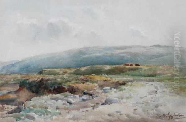 'taw Marsh Oil Painting by Wycliffe Egginton