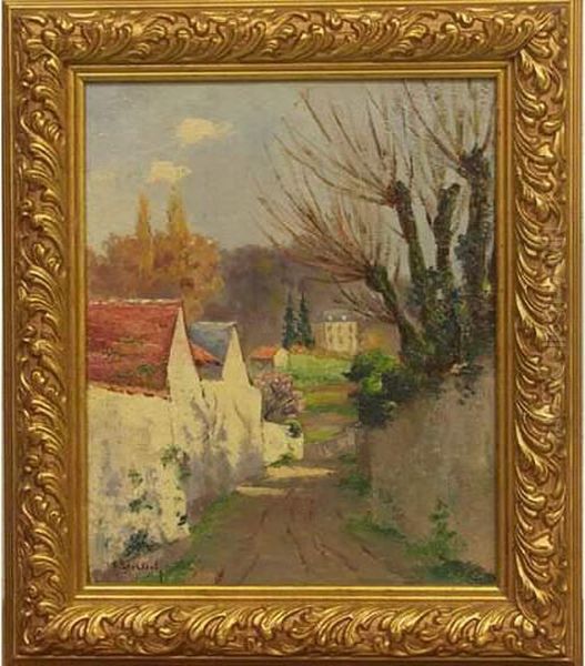 Rue De Village Oil Painting by Felix Ehrlich