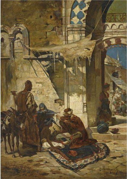 The Healer, Beirut Oil Painting by Ferencz, Franz Eisenhut