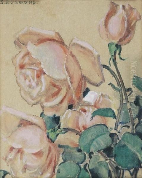 Roze Oil Painting by Stanislaw Ejsmond