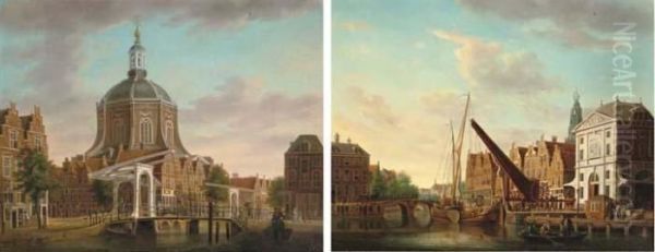 The Waag Oil Painting by Jan Ten Compe or Kompe