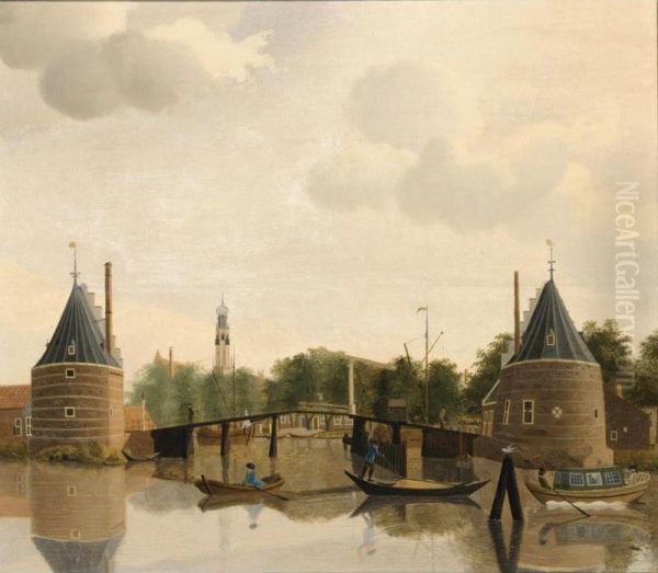 Haarlem Oil Painting by Jan the Younger Ekels