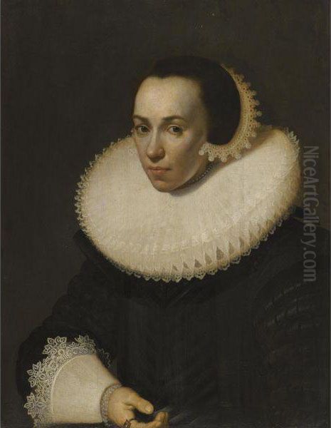 Portrait Of A Lady Oil Painting by Nicolaes (Pickenoy) Eliasz