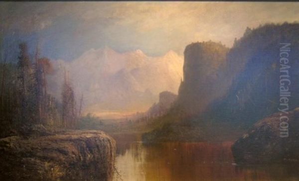 The Crown Of The Continent Oil Painting by Henry Arthur Elkins