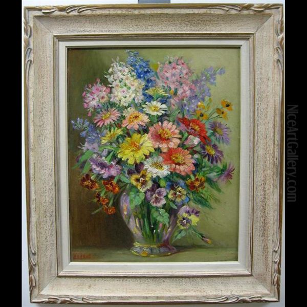 Mixed Bouquet Oil Painting by Emily Louise Orr Elliott