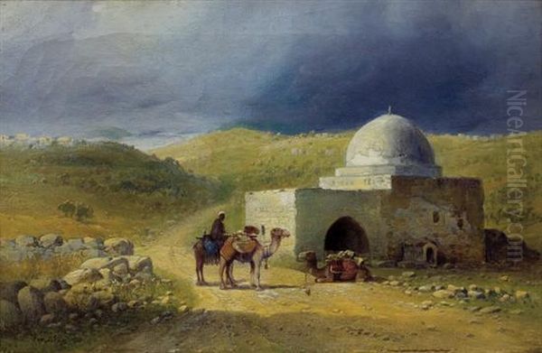 Rachel's Tomb Oil Painting by Paul H. Ellis