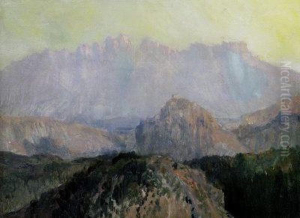 Montserrat Oil Painting by Frank Lewis Emanuel