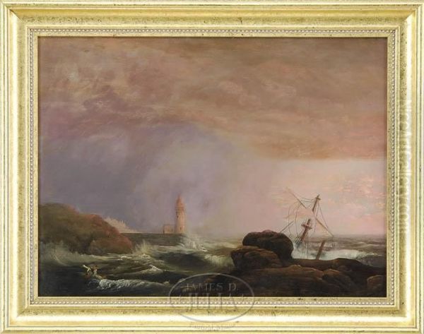 Survivingthe Shipwreck Oil Painting by James Emery