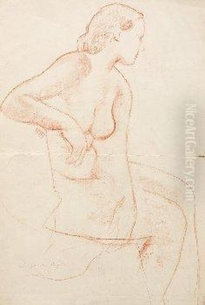 Desnudo Oil Painting by Emilio Sanchez Cayuela Gutxi