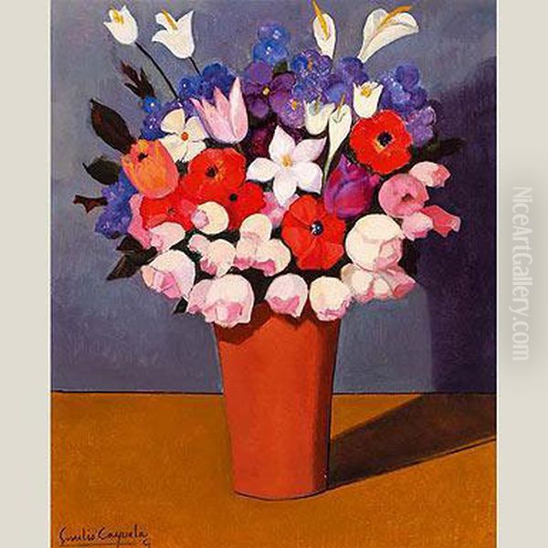 Florero Oil Painting by Emilio Sanchez Cayuela Gutxi