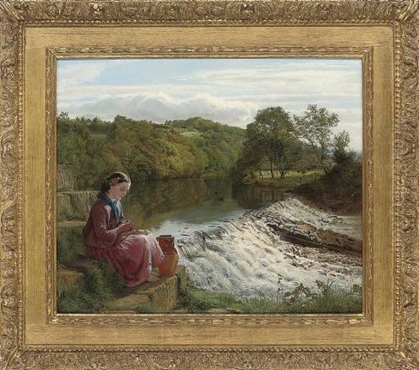 The Maid Of Derwent Oil Painting by Henry Hetherington Emmerson