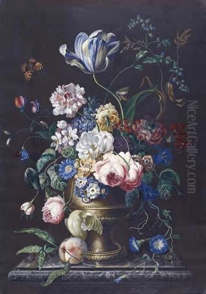 Unten Rechts Signiert Und Datiert: Theresia Endlichter. 1799 Oil Painting by Theresia Endlichter