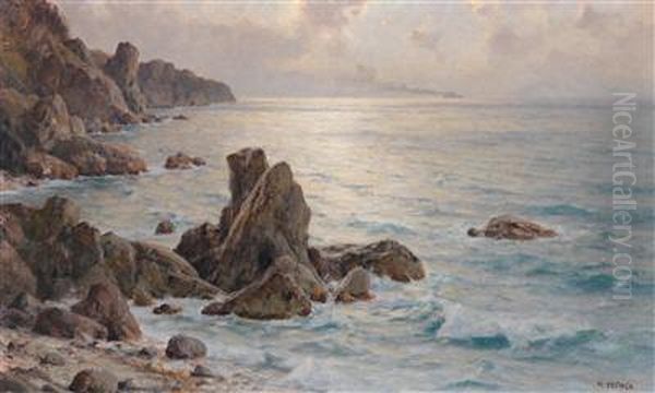 Kustenlandschaft Oil Painting by Henry Enfield