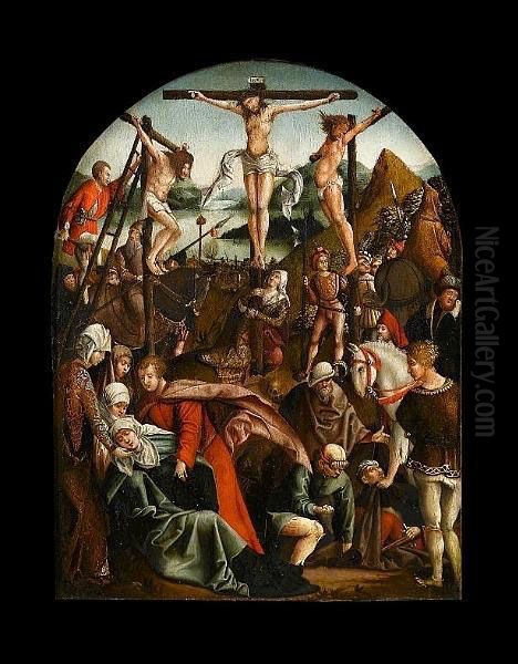 The Crucifixion Oil Painting by Cornelis Engebrechtsz