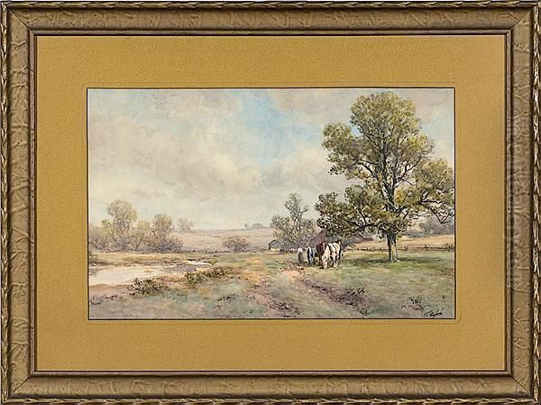 Landscape Oil Painting by Frank F. English