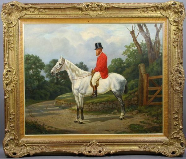 Equestrian Portrait Oil Painting by Joe English