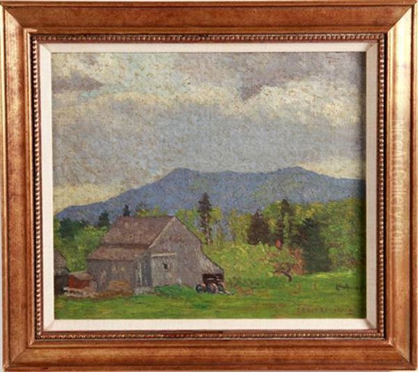 Mountains Of New Hampshire Oil Painting by Joseph Eliot Enneking