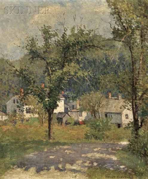 Road To The Village Oil Painting by Joseph Eliot Enneking