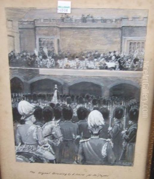 Reading The Proclamation Of The Accession Of Edward Vii Oil Painting by Ward Enoch