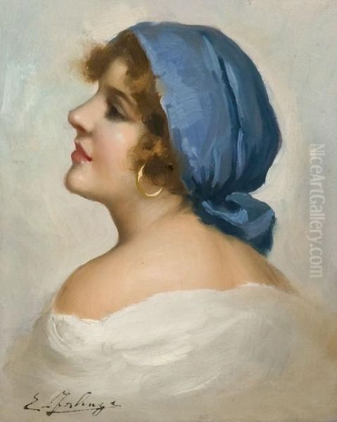 Figura Oil Painting by Forlenza Enrico