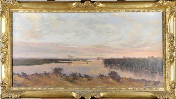 Paysage De Campine Oil Painting by Arthur Erarts