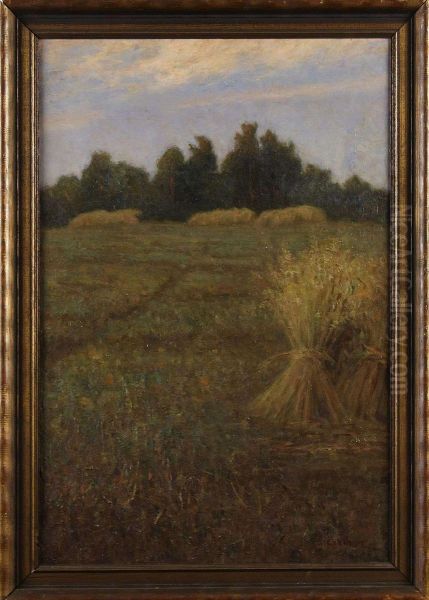 Augustiafton Oil Painting by Elias Erdtman