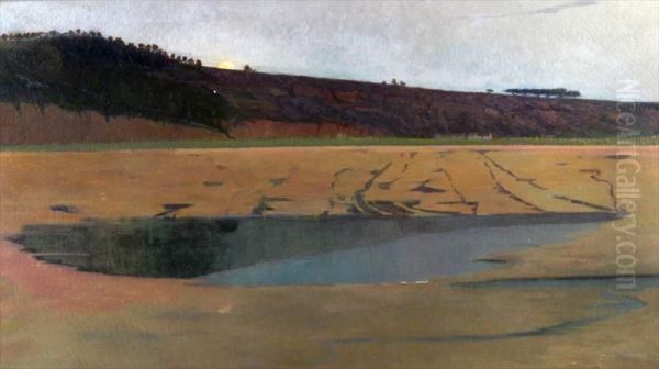 Low Tide Oil Painting by Florence Este