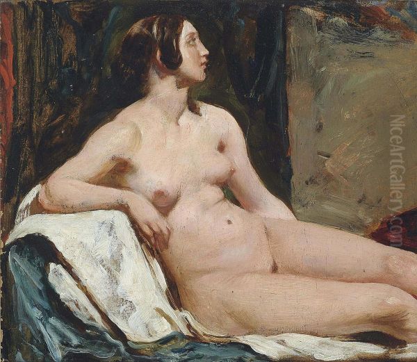 Female Nude Oil Painting by William Etty