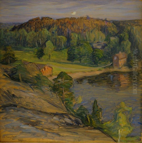 Mjolnarhuset - Tyreso Oil Painting by Prince Eugen Of Sweden