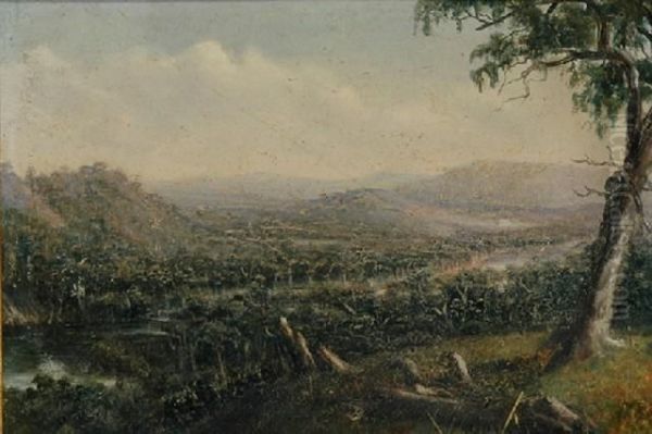 Chiltern Oil Painting by Alfred William Eustace