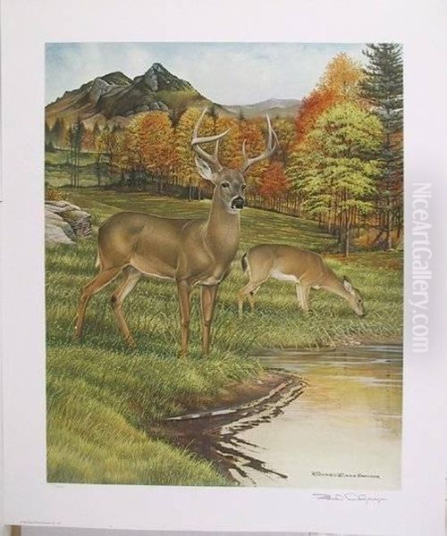 Portfolio: American Wildlife Heritage Portfolio Oil Painting by Richard Evans