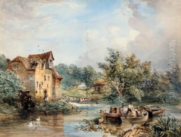 The Eton Cobbler Oil Painting by Samuel Thomas George Evans