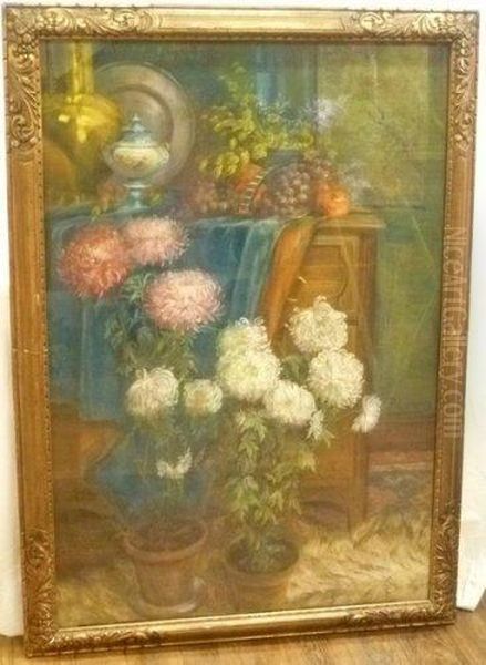 Nature Morte Oil Painting by Paula Evrard