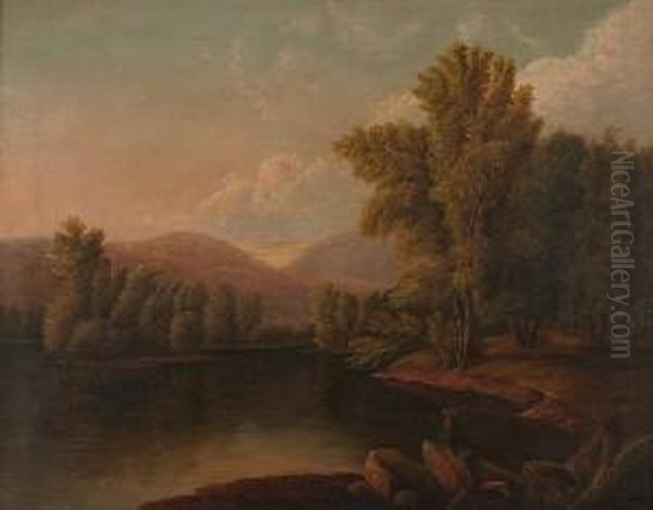 Untitled Landscape Oil Painting by Eliza Mary Eyre