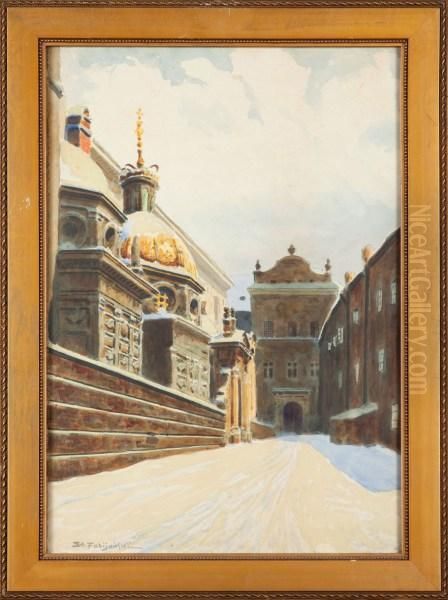 Kaplicazygmuntowska Oil Painting by Stanislaw Ignacy Fabijanski Poraj