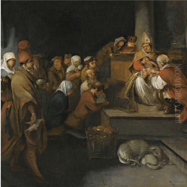 The Circumcision Oil Painting by Barent Fabritius