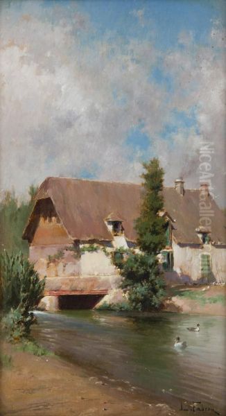 Casolare Francese Oil Painting by Luigi Fabron