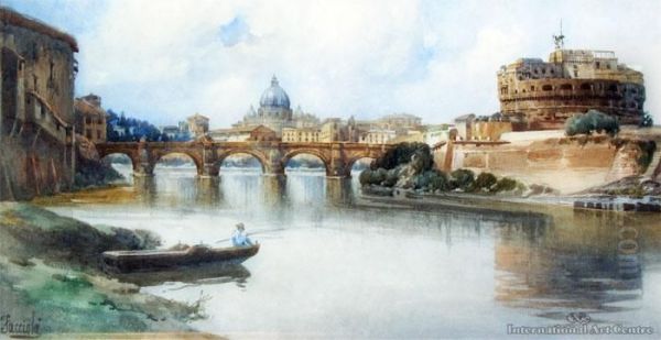 View Of Rome Oil Painting by Giovanni Facciola