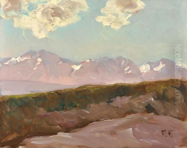 Paisaje De Mendoza Oil Painting by Fernando Fader