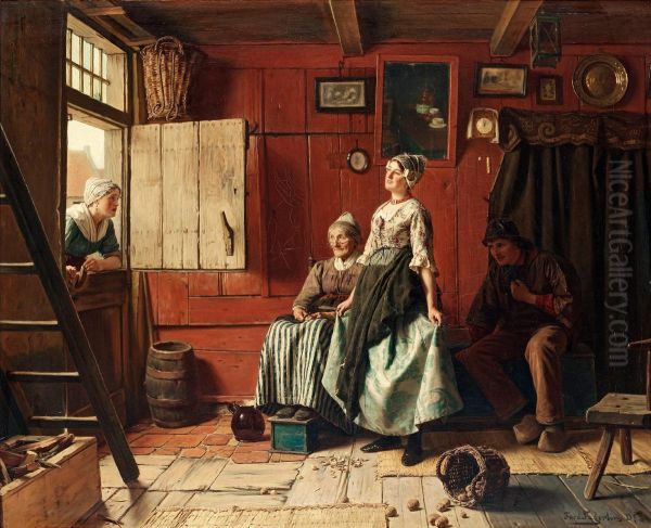 Thesurprise Oil Painting by Ferdinand Fagerlin