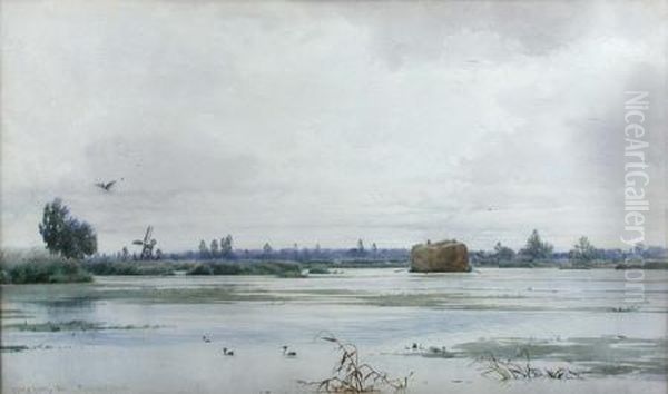 Rockland Broad Oil Painting by Edward Henry Fahey