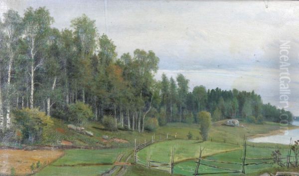 Tillskriven Oil Painting by Carl August Fahlgren