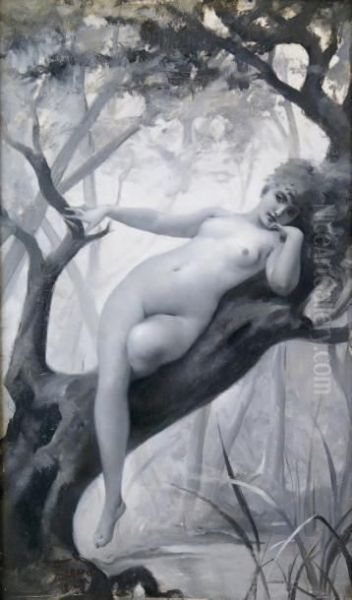 La Nymphe Oil Painting by Luis Ricardo Falero