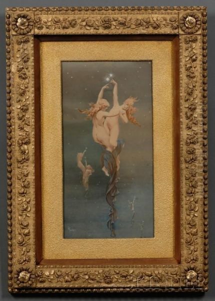 Star Crossed Dancing Nymphs Oil Painting by Luis Ricardo Falero